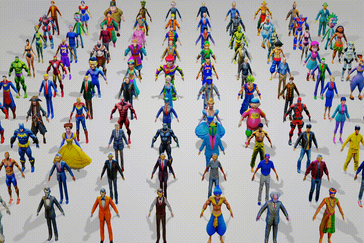 TADA! Text to Animatable Digital Avatars preview
